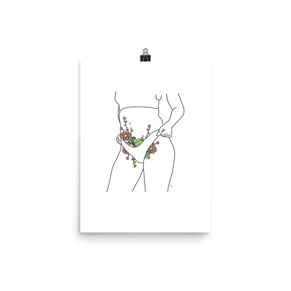 Let It Grow Wall Print