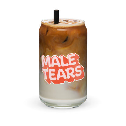 Male Tears Can Glass