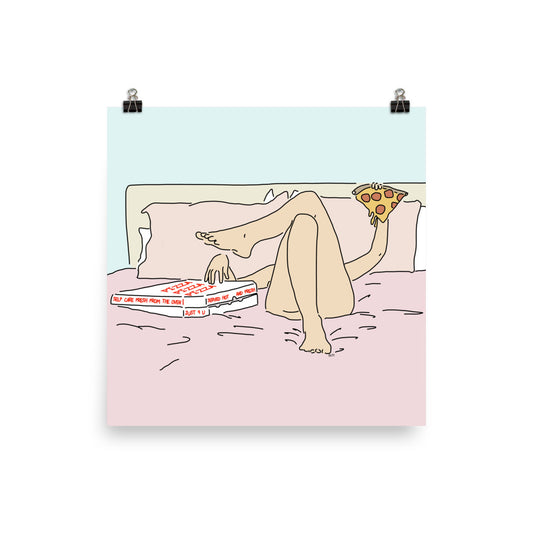Pizza Party Wall Print