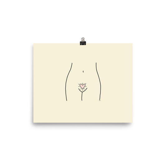 Where the Love Is Wall Print