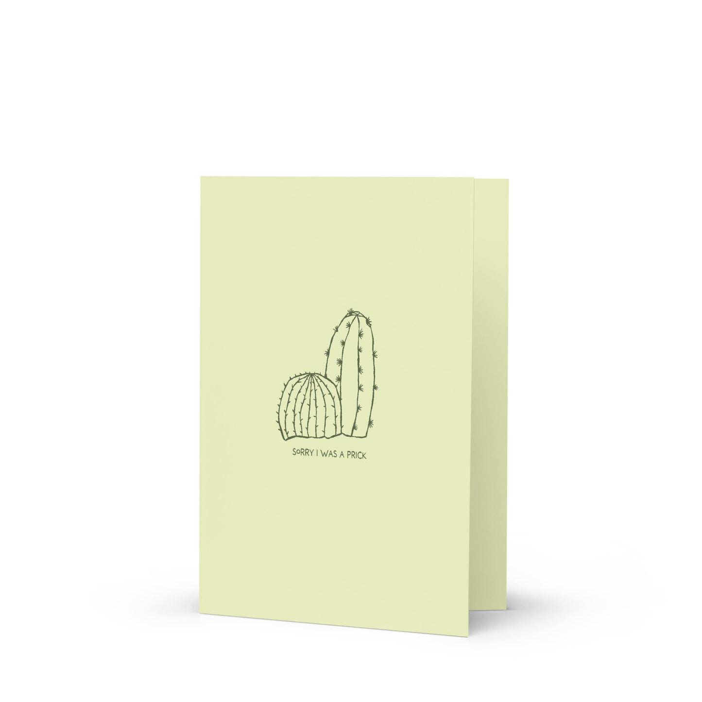 Sorry I was a Prick Card (BLANK)