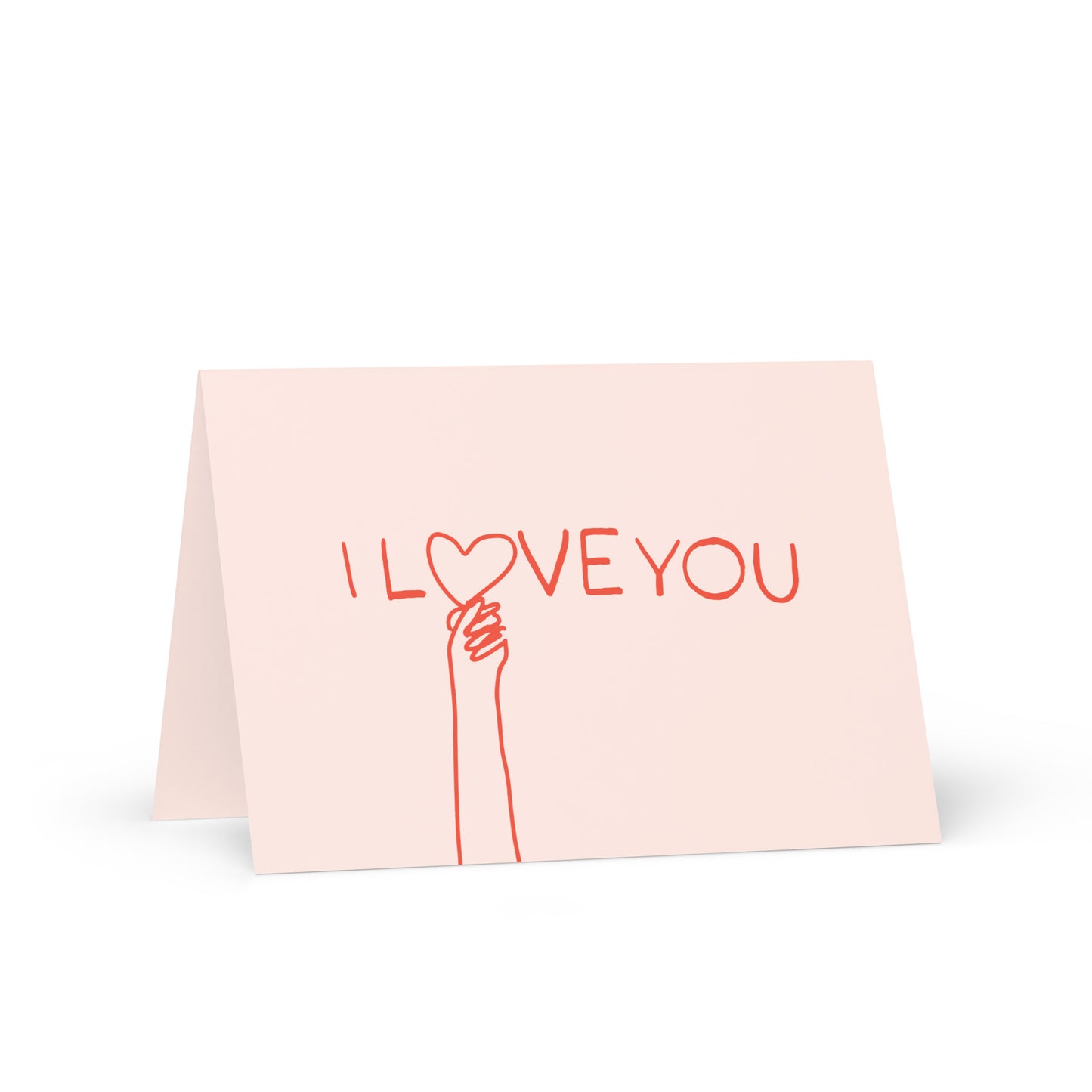 I Love You Card (BLANK)