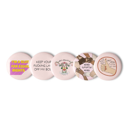 Handsome Girl Pin Set